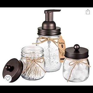 Mason Jar Bathroom Accessory